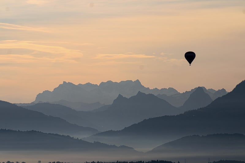 Hot air balloon ride